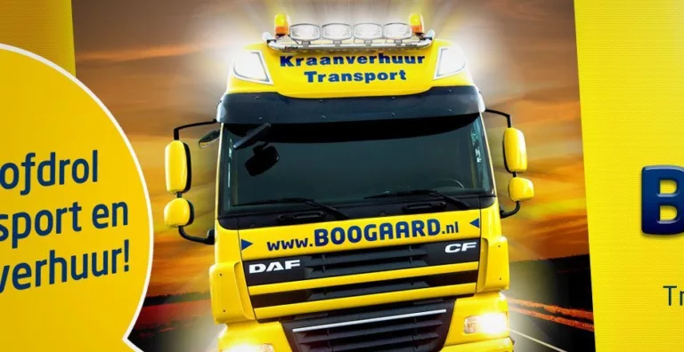 Boogaard transport beverwijk – website, logo en huisstijl